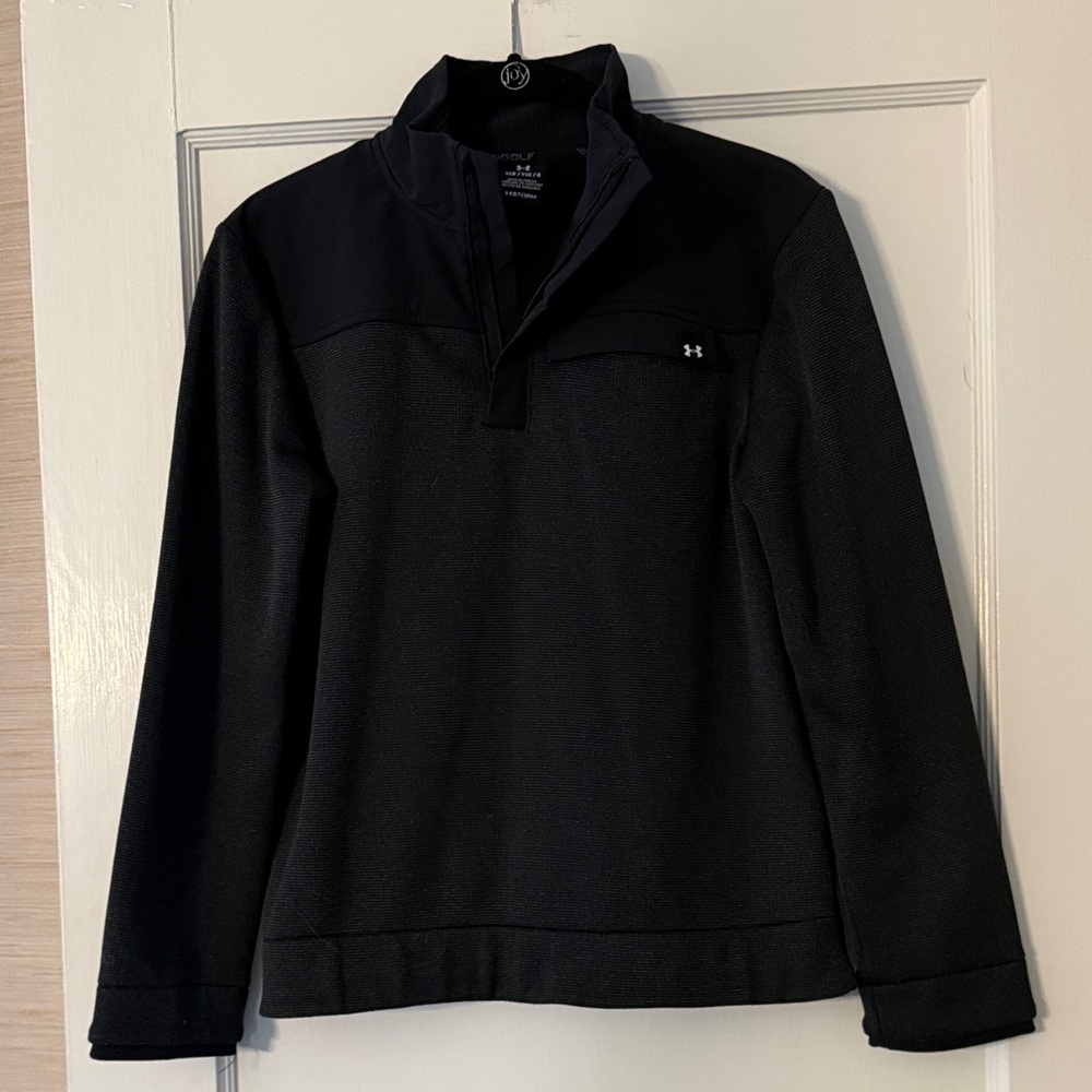 Under Armour Black Quarter-Zip Golf Top